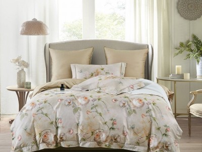 Комплект постельного белья семейный, египетский хлопок Premium 2364-7 