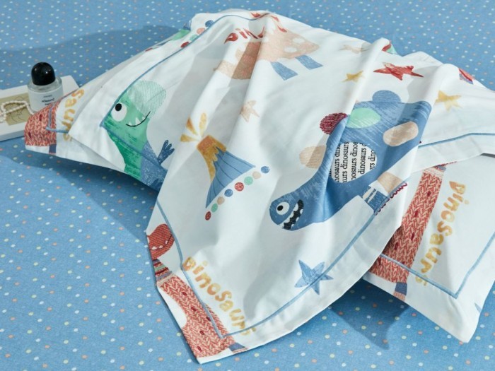 Комплект постельного белья 1,5-спальный, печатный сатин 2175-4S