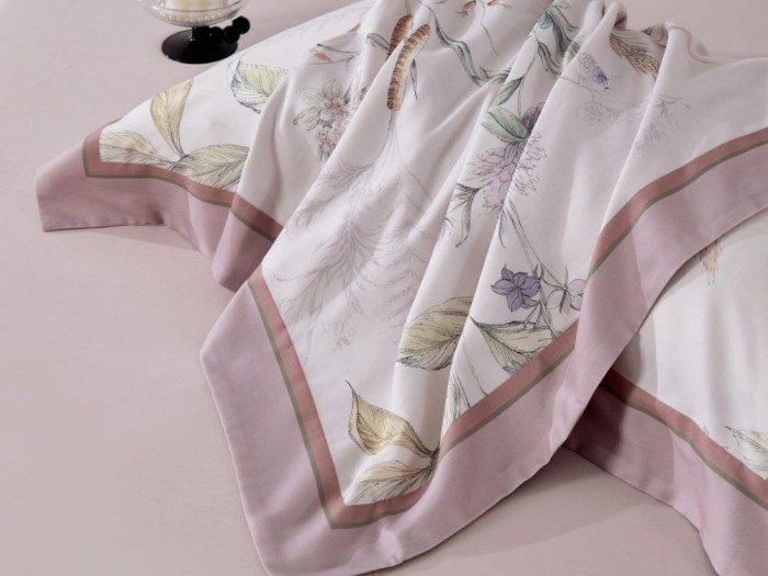 Комплект постельного белья Евро, фланель-тенсел 2199-6/180*30