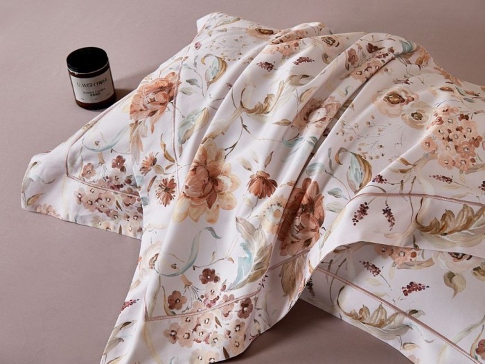 Комплект постельного белья семейный, египетский хлопок Premium 2264-7 