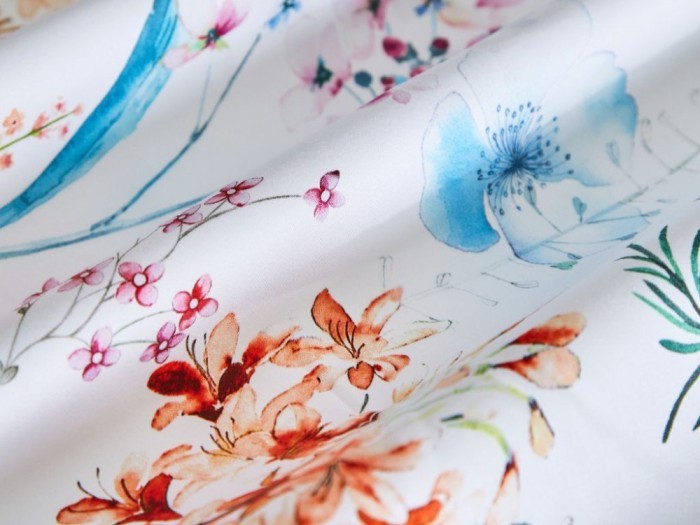 Постельное белье Asabella 2057-7семейный египетский хлопок люкс-сатин