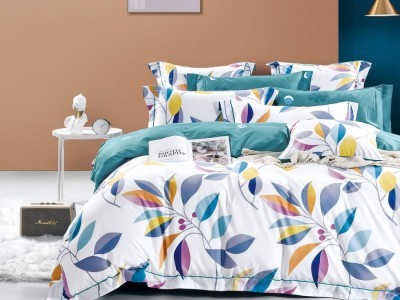 Постельное белье Asabella 1768-6 евро печатный сатин