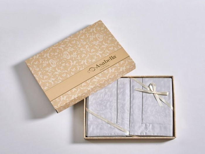 Постельное белье Asabella 2217-6 евро хлопковый жаккард