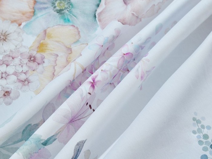 Комплект постельного белья Евро, египетский хлопок Premium 2265-6 