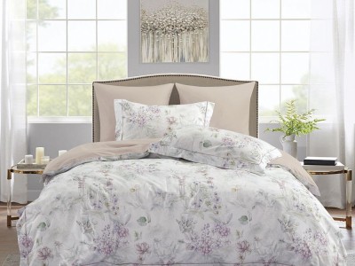 Комплект постельного белья 1,5-спальный, сатин с лазерной печатью 2349-4S 