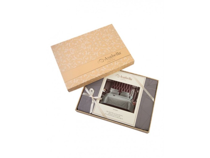 Постельное белье Asabella 1645-6 евро хлопковый жаккард