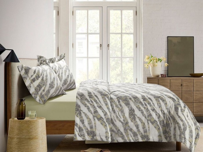 Комплект 1,5-спальный с летним одеялом из фланели-тенсел 160х220 см, 2283-OSPS