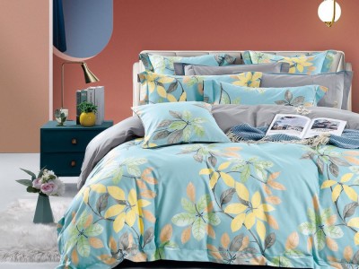 Постельное белье Asabella 1764-6 евро печатный сатин