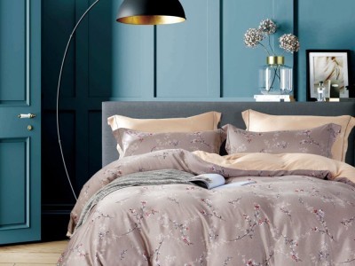 Постельное белье Asabella 1758-6 евро тенсел-люкс