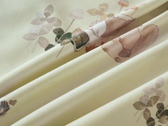 Постельное белье Asabella 1,5-спальный египетский хлопок Premium 2266-4XS