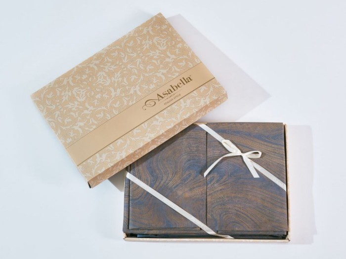 Постельное белье Asabella 1,5-спальный египетский хлопок Premium 2252-4S