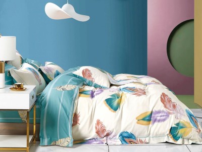 Постельное белье Asabella 1760-6 евро печатный сатин