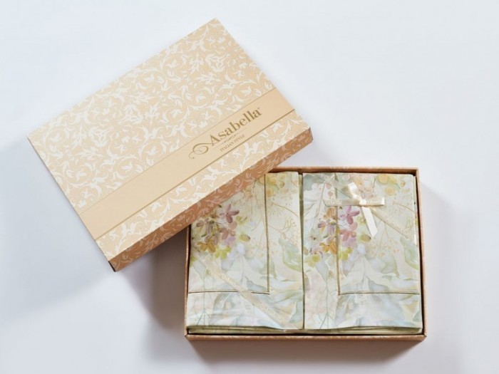 Постельное белье Asabella Евро, фланель-тенсел 2220-6