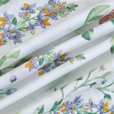 Постельное белье Asabella 1617-6 евро печатный сатин