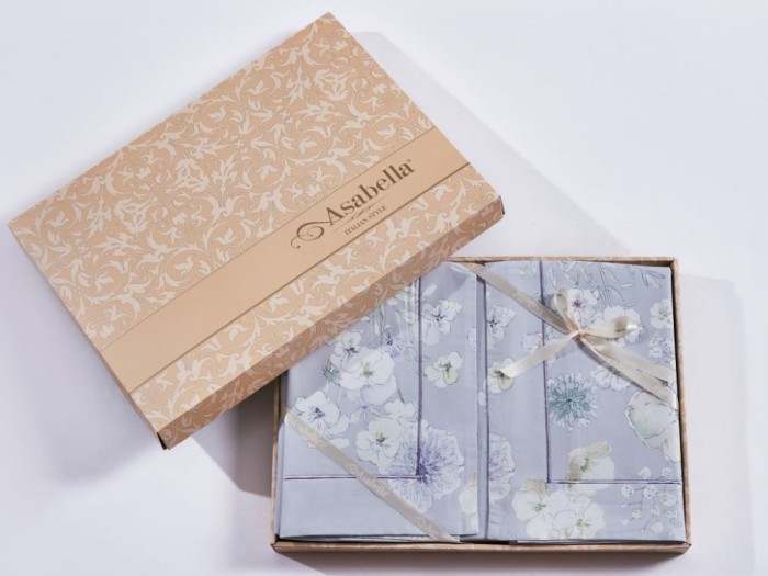 Постельное белье Asabella Евро, египетский хлопок Premium 2253-6 