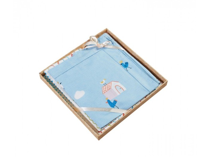 Комплект простыни с наволочками Asabella 1618-3РS хлопок