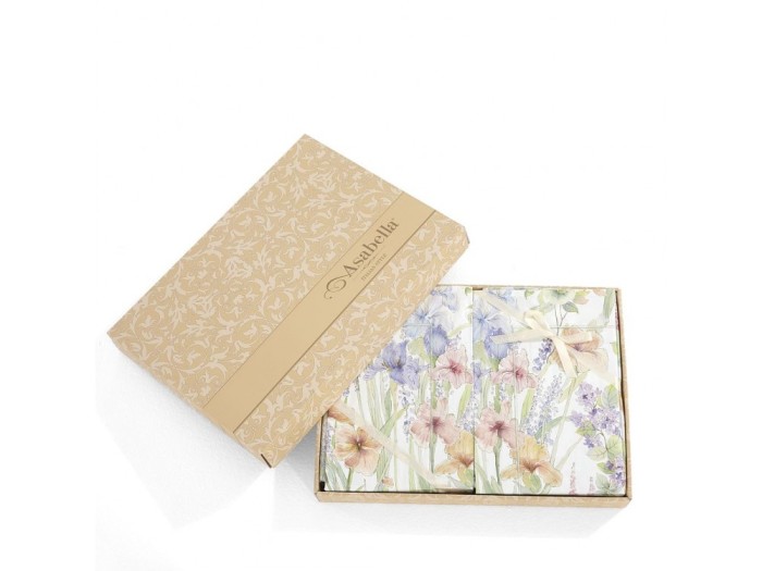 Комплект постельного белья Семейный, сатин с лазерной печатью 2351-7 