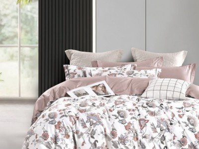 Постельное белье Asabella 2040-6/180 евро печатный сатин