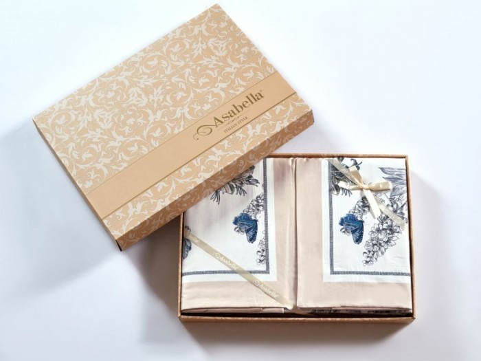 Постельное белье Asabella Евро, фланель-тенсел 2221-6