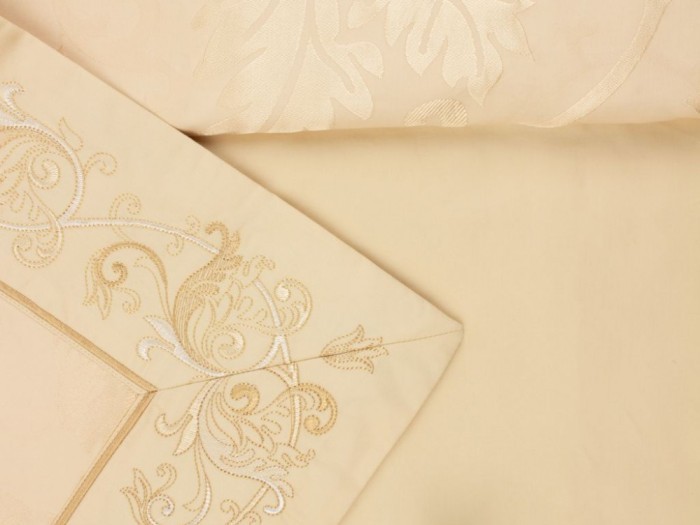 Постельное белье Asabella 311-4L евро -макси жаккард