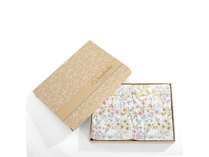 Комплект постельного белья 1,5-спальный, сатин с лазерной печатью 2352-4S 