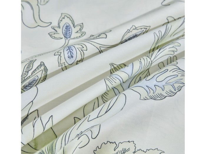 Постельное белье Asabella 2027-6 евро печатный сатин