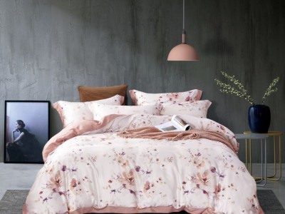 Постельное белье Asabella 1810-6 евро тенсел-люкс