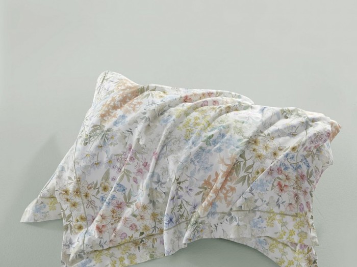 Комплект постельного белья Евро, сатин с лазерной печатью 2352-6 