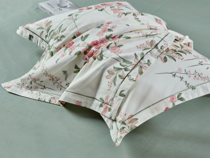 Постельное белье Asabella 2028-6 евро печатный сатин