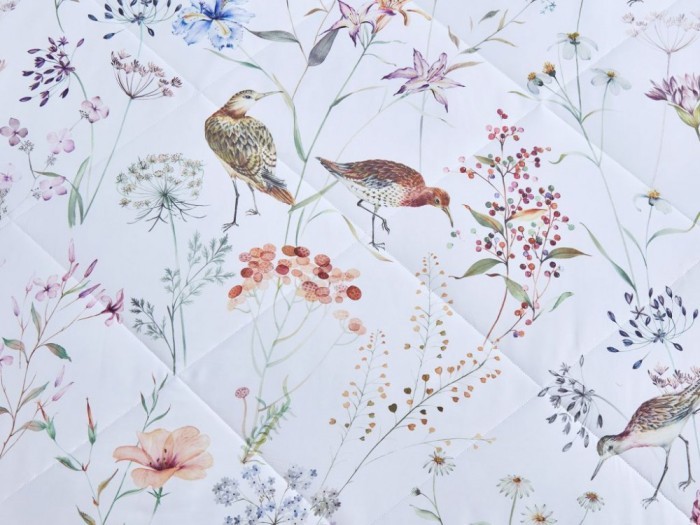 Комплект с летним одеялом полуторный из египетского хлопка Premium 160х220 см, 2053-OSPS