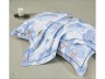 Комплект с летним одеялом семейный из печатного сатина 160х220 см, 2165-2OSP