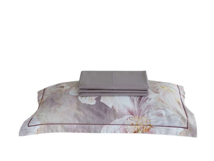 Комплект с летним одеялом евро из египетского хлопка Premium 200х220 см, 2109-OMP