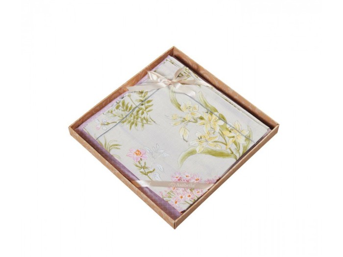 Комплект простыни с наволочками Asabella 1621-3РS хлопок