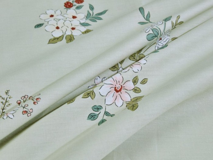 Постельное белье Asabella 2034-6 евро печатный сатин