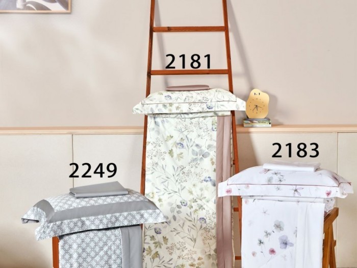 Комплект с 2-мя летними одеялами семейный из египетского хлопка Premium 160х220 см, 2249-2OSP