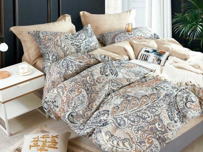 Постельное белье Asabella 1280-7 семейное печатный сатин