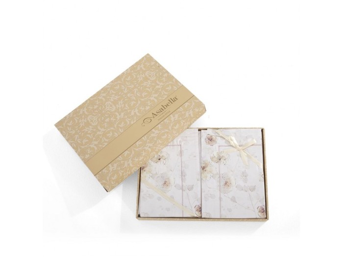 Комплект постельного белья Евро, сатин с лазерной печатью 2354-6 