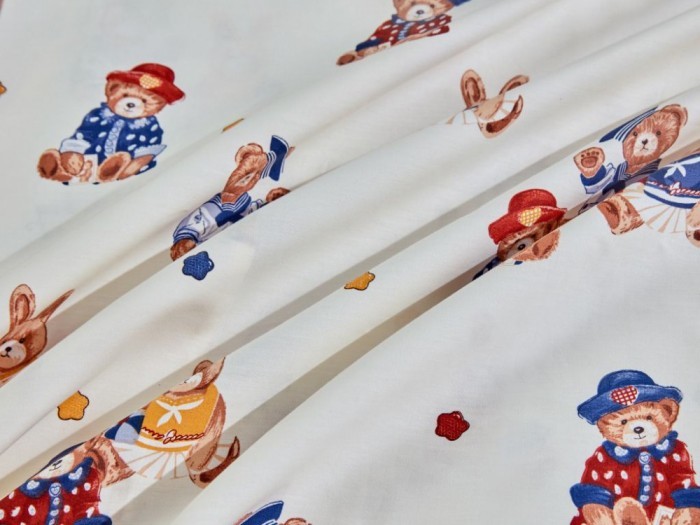 Постельное белье Asabella 2041-4XS 1,5-спальный, печатный сатин