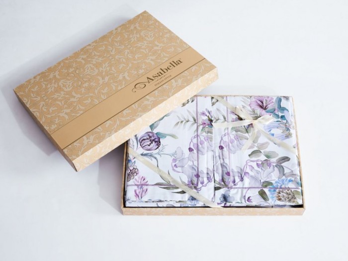 Постельное белье Asabella 2052-6 евро египетский хлопок люкс-сатин