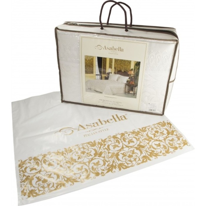 Комплект с летним одеялом евро из египетского хлопка Premium 200х220 см, 2253-OMP