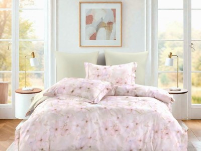 Комплект постельного белья Евро, сатин с лазерной печатью 2371-6