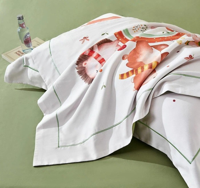 Комплект постельного белья 1,5-спальный, египетский хлопок Premium 2313-4XS 