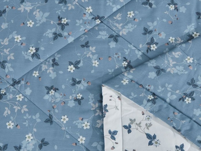 Комплект с ЛЕТНИМ одеялом из печатного сатина 200х220 см, 2170-OMP