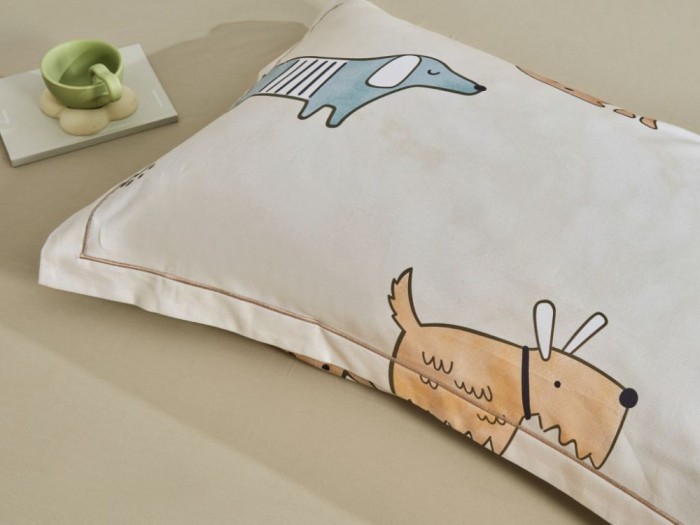 Комплект постельного белья 1,5-спальный, фланель 2210-4XS