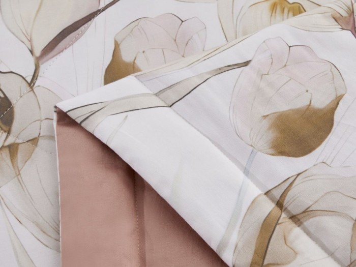 Комплект с 2-мя летними одеялами из сатина с лазерной печатью 160х220 см, 2346-2OSP