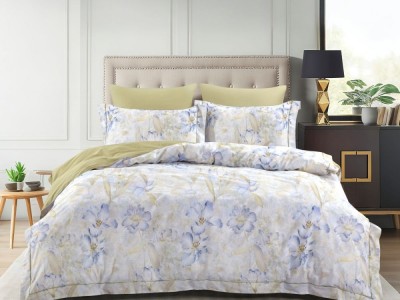 Комплект постельного белья Семейный, сатин с лазерной печатью 2373-7