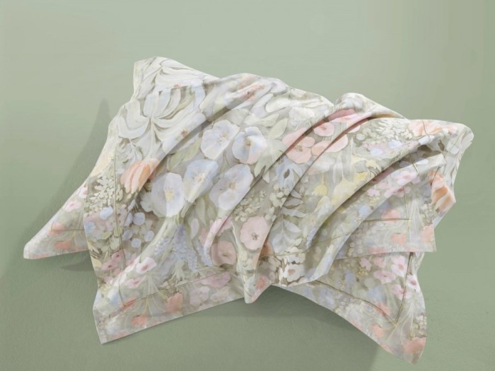 Комплект постельного белья Евро, сатин с лазерной печатью 2374-6