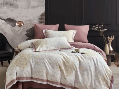 Постельное белье Asabella Евро, фланель-тенсел 2185-6/160*30