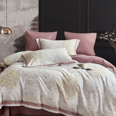 Постельное белье Asabella Евро, фланель-тенсел 2185-6/160*30