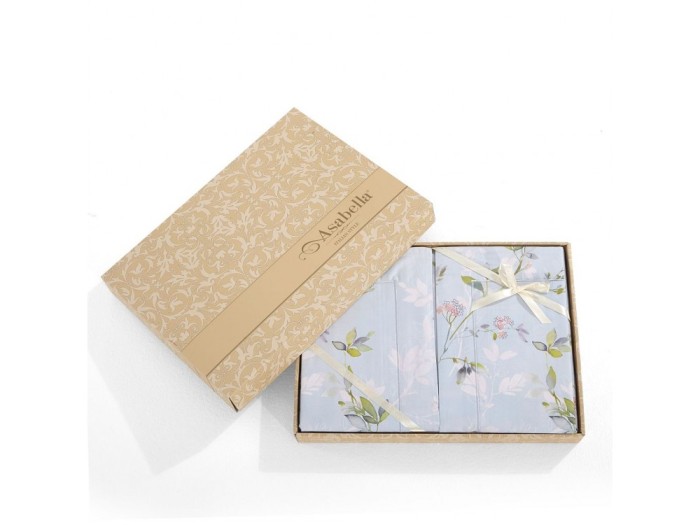 Комплект постельного белья Семейный, сатин с лазерной печатью 2357-7 